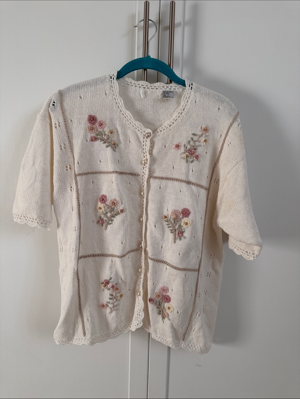 Vintage cottage core grandma style sweater
